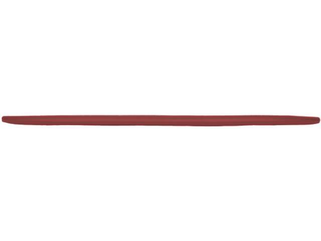 Dash Cover, Full, Molded Plastic, Red, Includes Adhesive