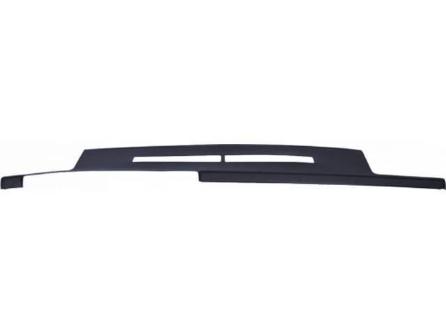 Full Dash Cover, Upper, Molded Plastic, Graphite, Incl Adhesive