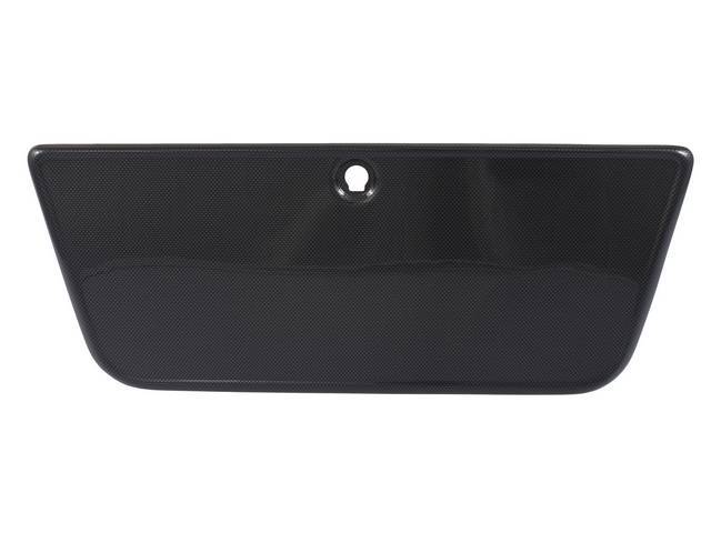 COVER, GLOVE BOX, FOR USE W/ K-9743C- BEZEL ASSY, CARBON FIBER FINISH GLOVE BOX COVER