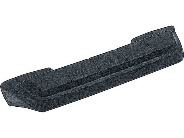 Front Door Arm Rest, Black, RH or LH, US Made reproduction