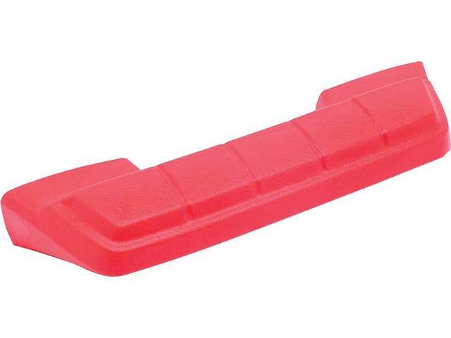 Front Door Arm Rest, Red, RH or LH, US Made reproduction