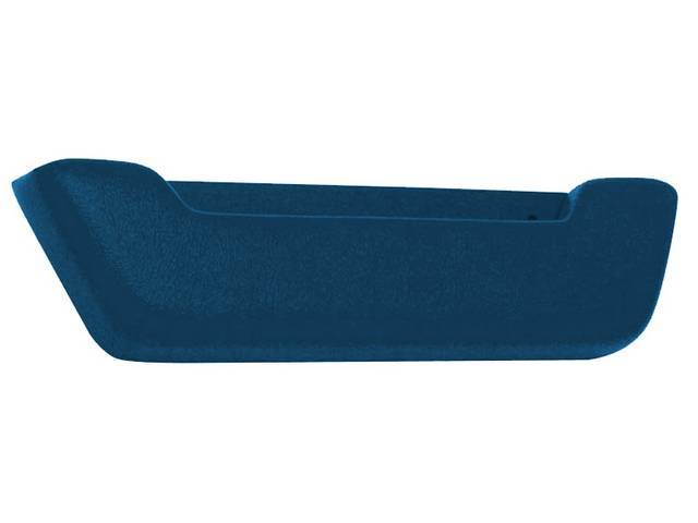 Front Door Arm Rest, Dark Blue, RH or LH, reproduction