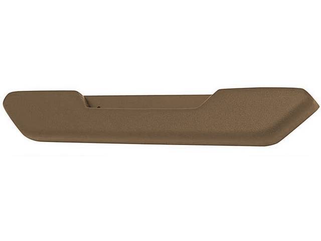Front Door Arm Rest Light Saddle, RH or LH, reproduction