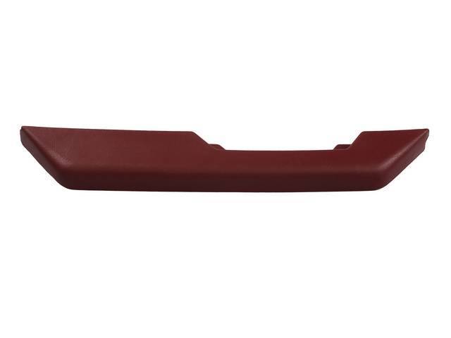 Front Door Arm Rest, Maroon, LH, reproduction