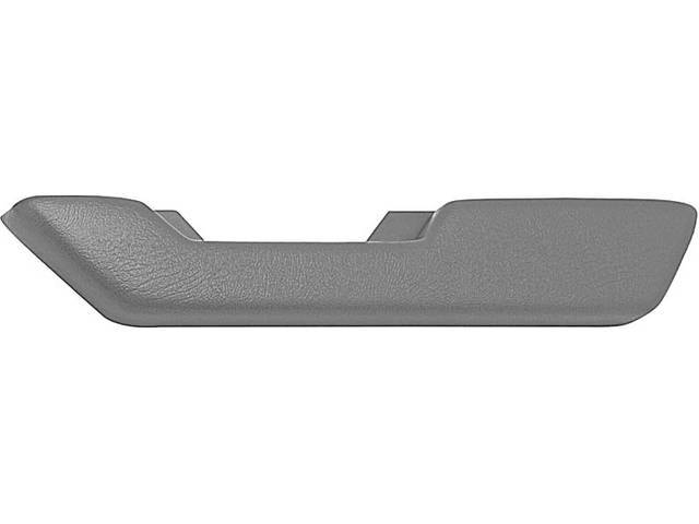 Front Door Arm Rest, Gray, RH, reproduction