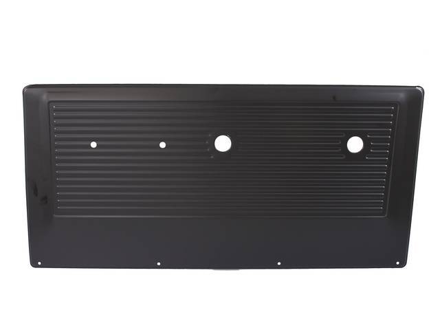 PANEL SET, Inside Front Door, 22 gauge stamped steel, horizontal pleat style, chrome plated finish, repro