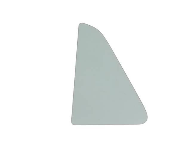 GLASS, Vent Window, green tinted, RH or LH, repro