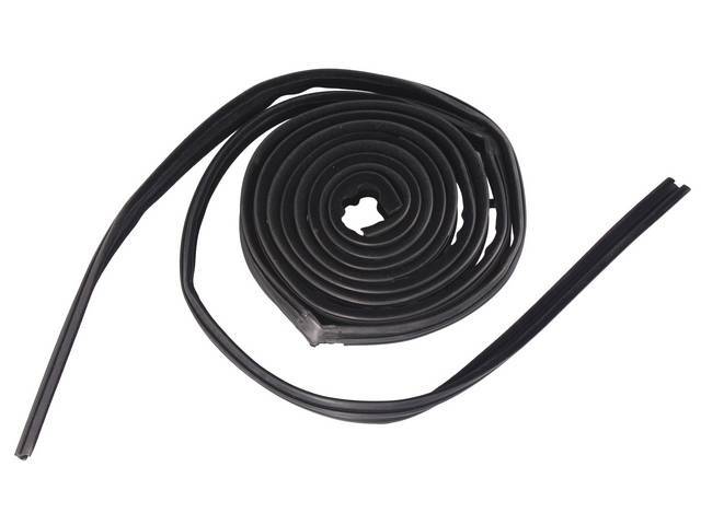 Window Division Bar / Channel Weatherstrip Set, (2), does both doors, reproduction