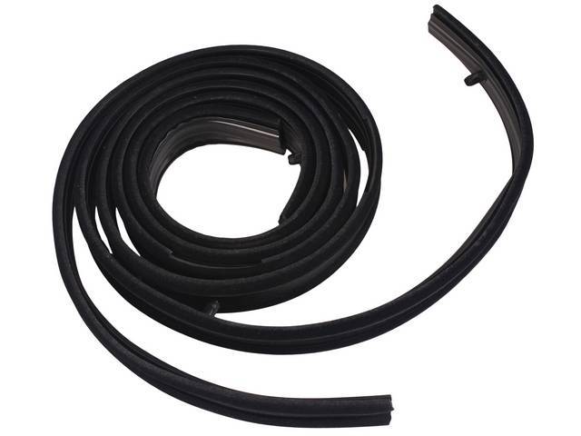 Door Window Channel Run weatherstrip, Pair, reproduction