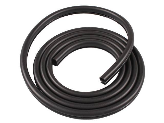 Side Door Opening Weatherstrip, Inner on body, RH or LH, sold per side, reproduction