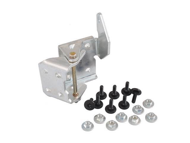 Lower Door Hinge, RH, Incl hardware which consists of (8) bolts and (8) nuts, reproduction