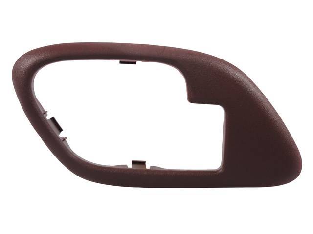 Front Door Handle Bezel, Inside, LH, RED for (95-98)