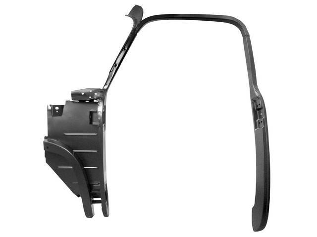 LH / Driver Side Door Pillar Frame Assembly, reproduction