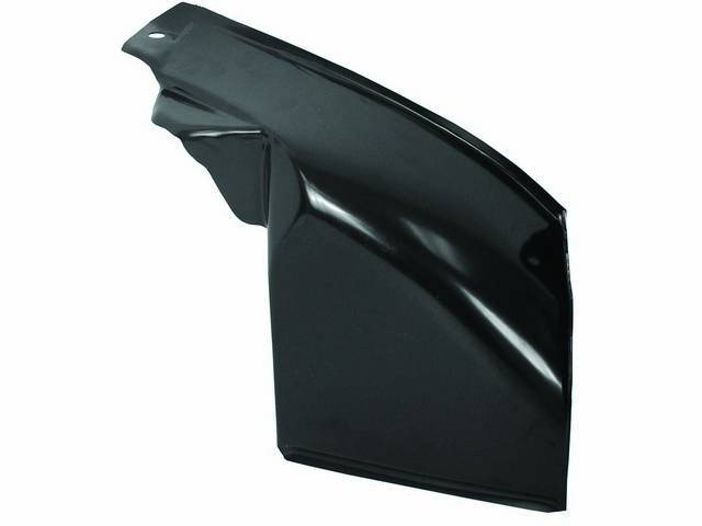 Rear Fender Splash Shield, LH, Inner Bedside, 19 gauge steel, EDP-coated reproduction