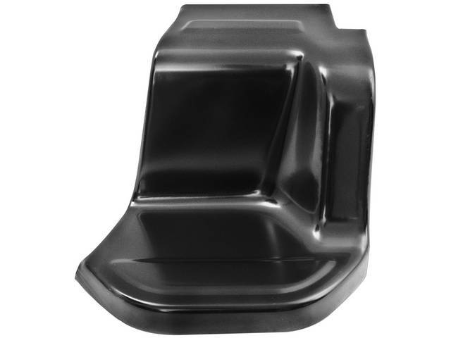 Running Board Step Assembly, RH, black painted finish, reproduction