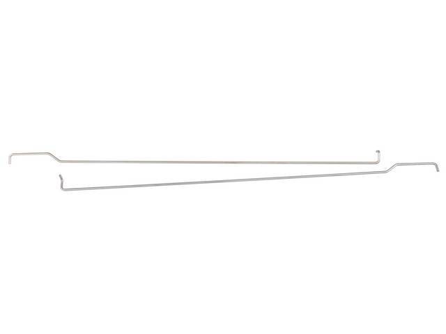 Tailgate Latch Rod Set, RH and LH, reproduction