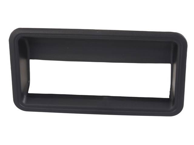 Tailgate Handle Bezel, Black, Reproduction for (88-98)