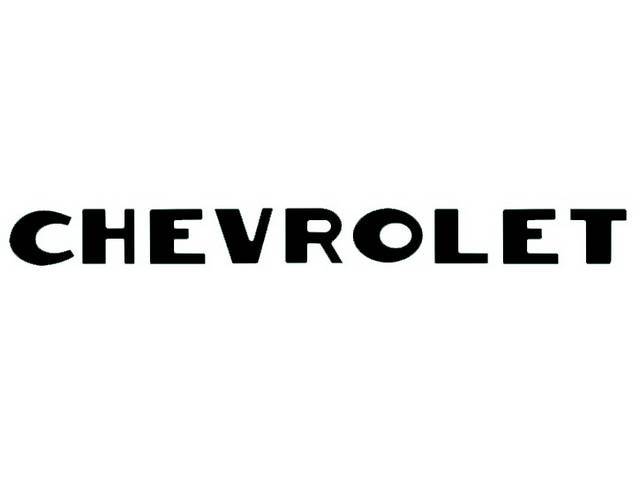 Tail Gate Name Decal, *Chevrolet*, Black