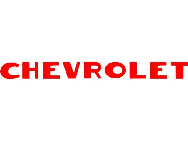 Tail Gate Name Decal, *Chevrolet*, Red