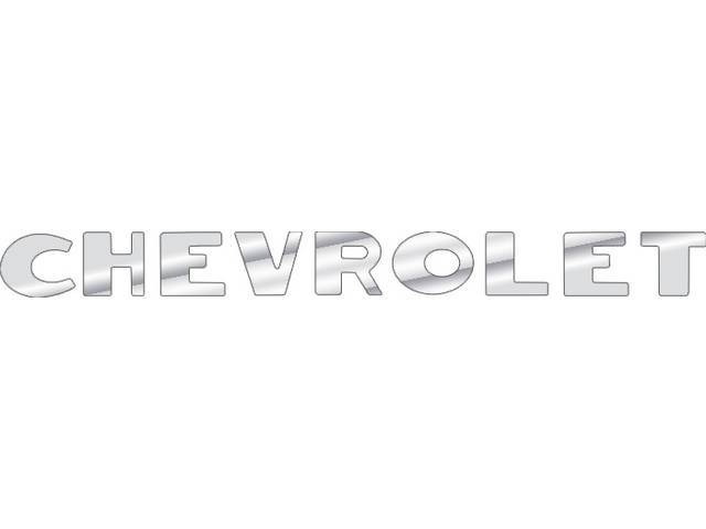 Tail Gate Name Decal, *Chevrolet*, Chrome