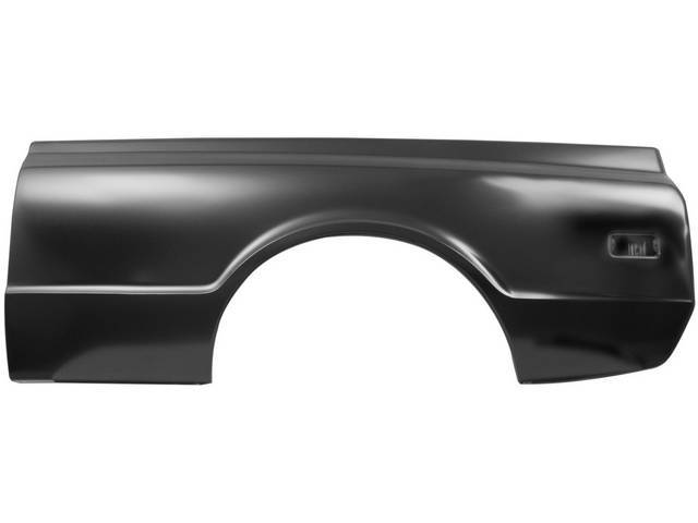 LH / Driver Side Side Bedside / Quarter Panel for (68-72 fleetside short bed)