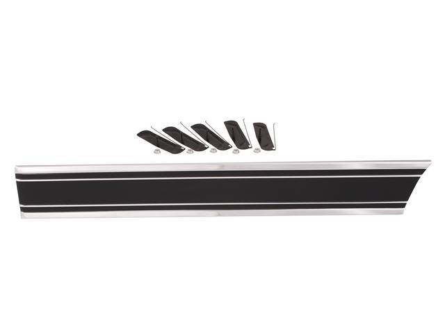 MOLDING, BED, LOWER, FRONT, LH, BLACK, SHORTBED