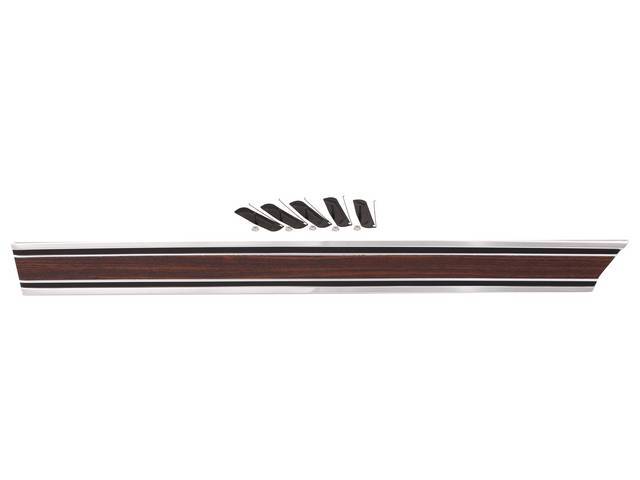 MOLDING, BED, LOWER, FRONT, LH, WOOD GRAIN, LONGBED