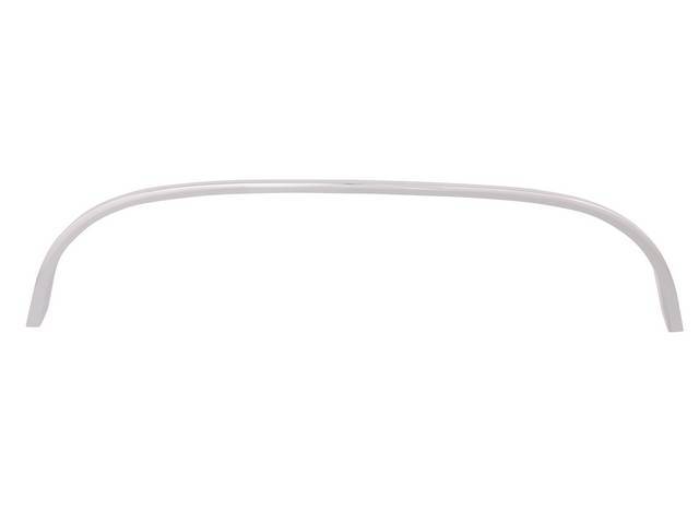 MOLDING, Wheelhouse, Rear Opening (half), RH, polished aluminum, incl mounting screws, repro