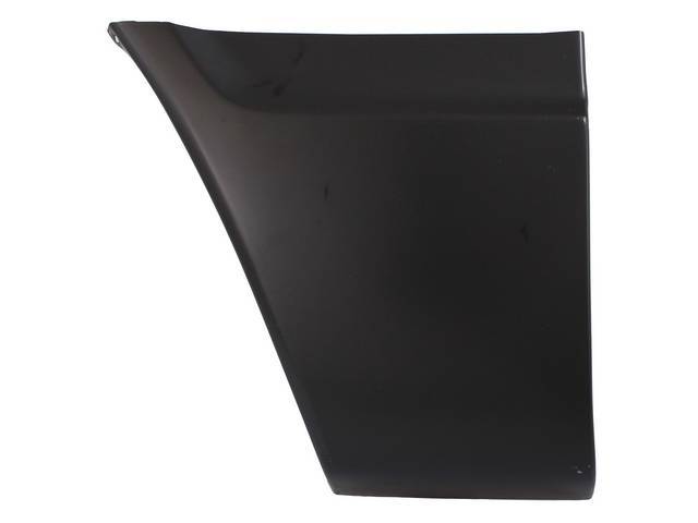 Front Fender Repair Panel, Rear Lower Section, LH, reproduction