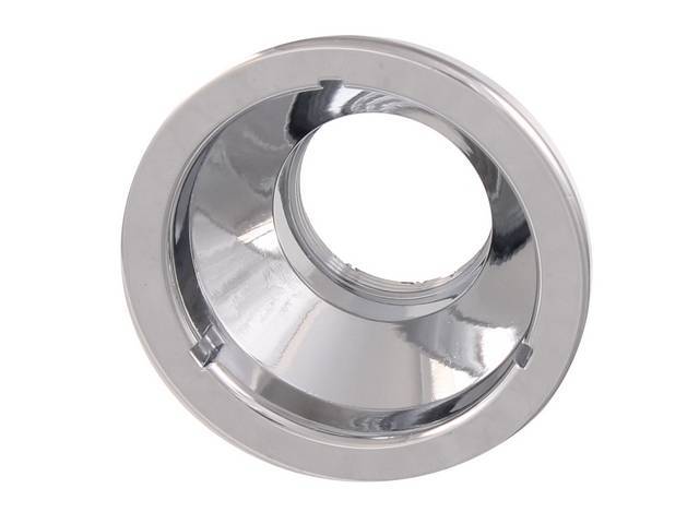 Ignition Switch Bezel Nut, retaining, chrome finish, reproduction