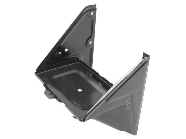 Battery Tray, w/o AC, w/ side supports, Black EDP-coated reproduction