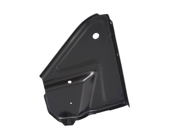 SUPPORT, Battery Tray, main / primary, 15 gauge metal, black finish, reproduction