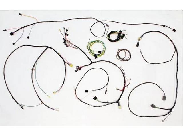 HARNESS, Complete Wiring Set, built to original specifications with wiring for directional lights and options, does not include dash wiring or fuse box