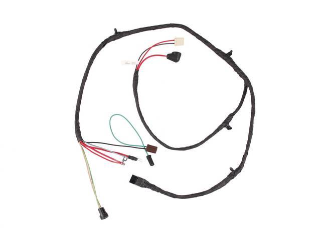 HARNESS, FRONT LIGHT, W/ FACTORY GAUGES, ALTDI, MODIFIED FOR DRIVER SIDE 1985 AND EARLIER *SI* SERIES INTERNAL REGULATOR ALTERNATOR