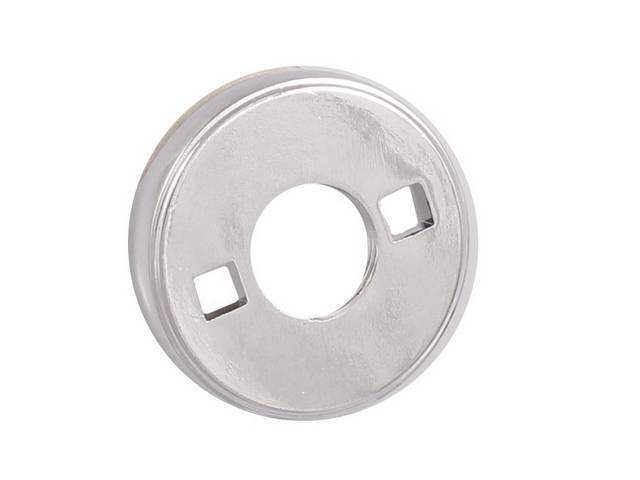 Headlight Switch / Wiper Switch / Choke / Cable Bezel Nut Assembly, Chrome, reproduction