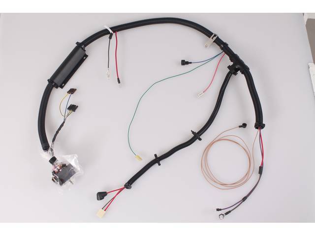 HARNESS, ENGINE, V8, 350, 400 CI, W/ OIL PRESSURE SWITCH BEHIND DISTRIBUTOR ON BLOCK