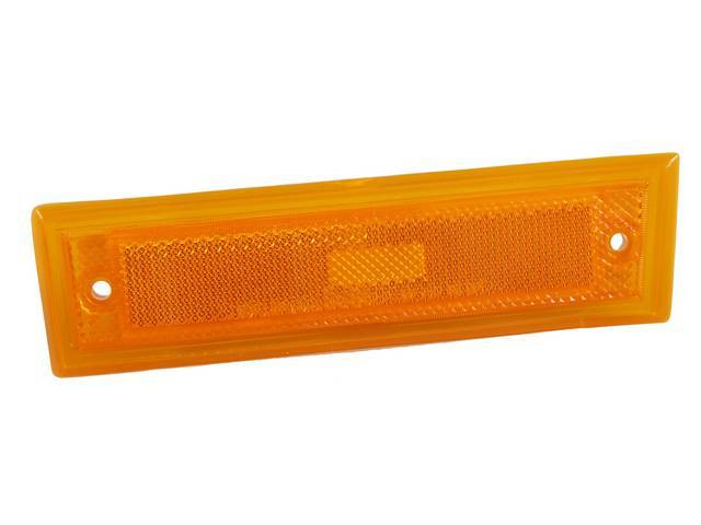 Side Marker Light Assembly, LH, Amber Lens,Standard, reproduction