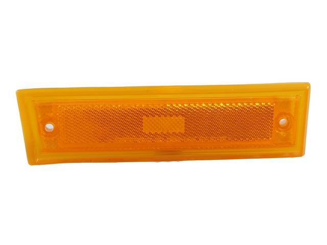 Side Marker Light Assembly, RH, Amber Lens,Standard, reproduction for (81-91)