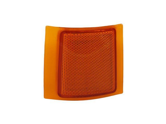 Front Upper Side Marker Light Assembly, LH, amber color, reproduction
