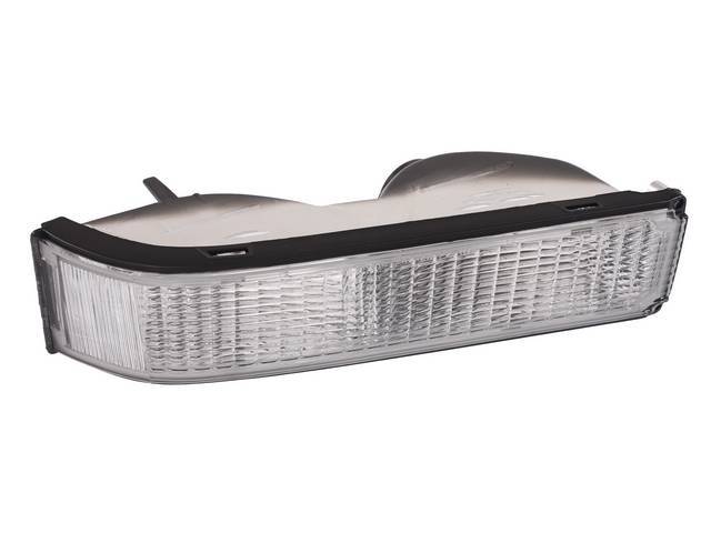 Parking / Signal Lamp Assembly, RH, Clear, S.A.E., Single, Sealed Beam Type reproduction