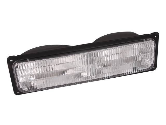 Parking / Signal Lamp Assembly, RH, Clear, S.A.E., Composite reproduction