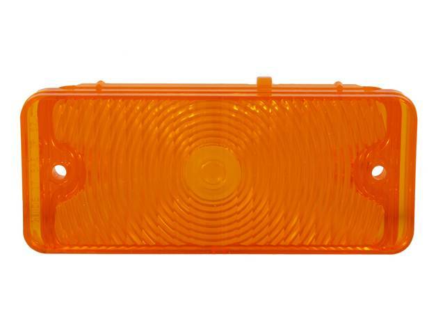 LENS, PARKING LIGHT, FRONT, AMBER, LH