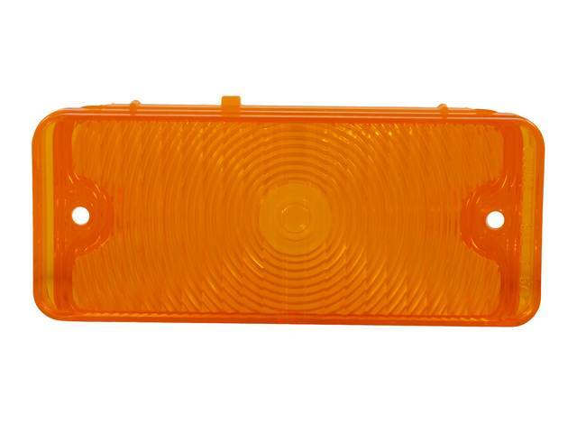 LENS, PARKING LIGHT, FRONT, AMBER, RH