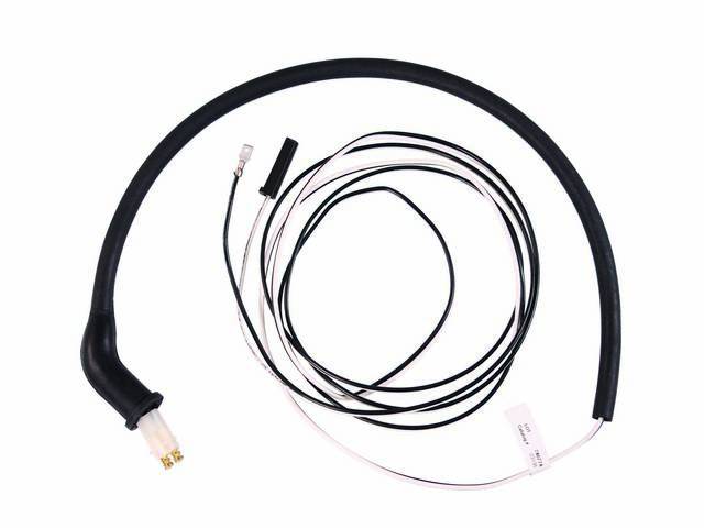 HARNESS, REAR BODY TAIL AND STOP LIGHT HARNESS, SINGLE TAIL AND BRAKE LIGHTS, 125.5 INCHES
