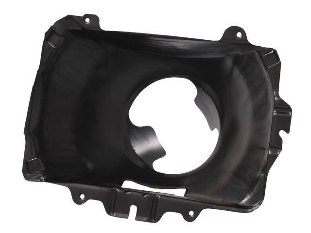 Head Light Ring, Lower / Inner Bucket, Dual, Rectangular Design, does not incl outer ring, reproduction