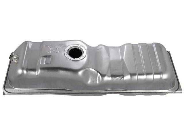 TANK, Fuel, 16 Gallon, w/ pan in tank, 42 7/8 Inch X 14 1/8 Inch X 11 Inch size, incl lock ring and gasket, Excellent Quality Reproduction