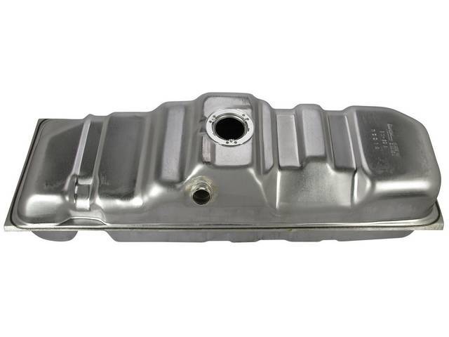 TANK, Fuel, 25 Gallon, w/ pan in tank, 48 1/2 Inch X 16 1/2 Inch X 14 1/8 Inch size, incl lock ring and gasket, Excellent Quality Reproduction