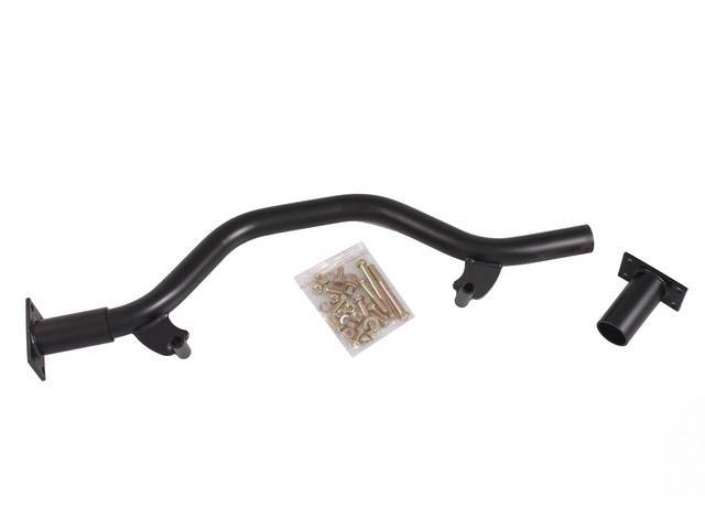 CROSSMEMBER, Engine, supports SBC 8 cyl engines into an open frame channel, 3-pc design incl hardware