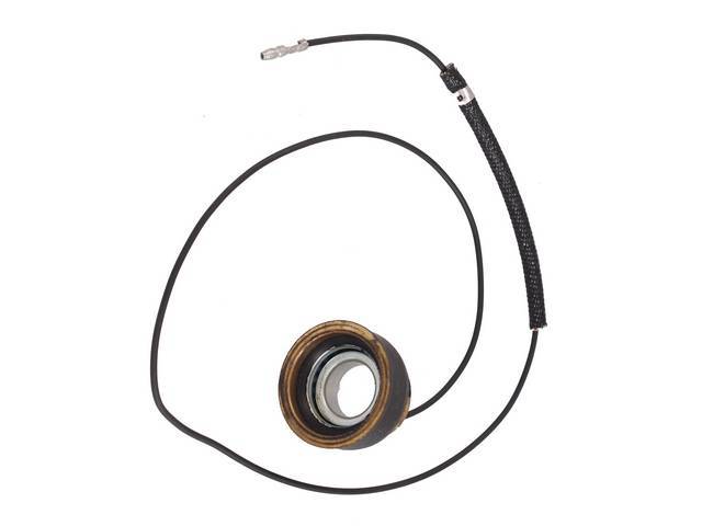 Steering Wheel Column Bearing, Upper, incl horn wire, reproduction