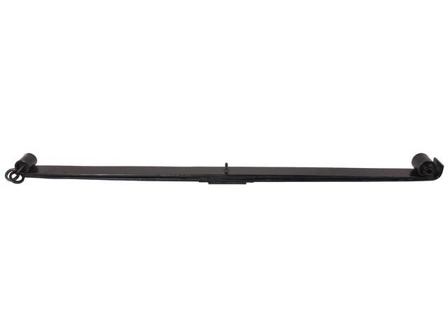 Leaf spring, front, correct design, multi 2 leaf, 1,450 lbs rate, 440 load